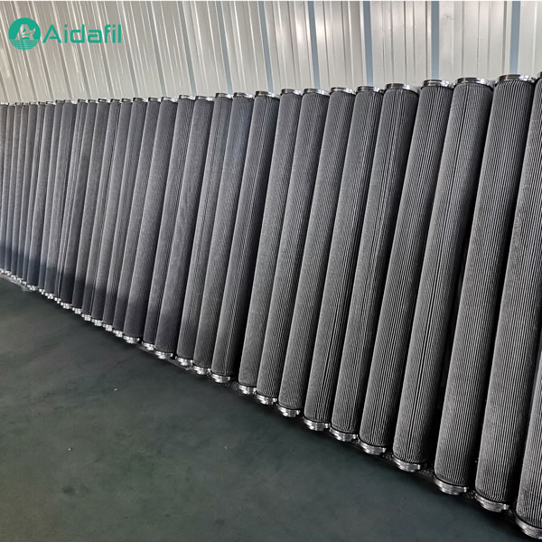 Philippines clients purchased AIDA high temperature metal dedusting filter element