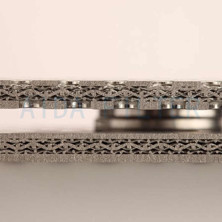 High quality customized SS punching plate composite sintered wire mesh