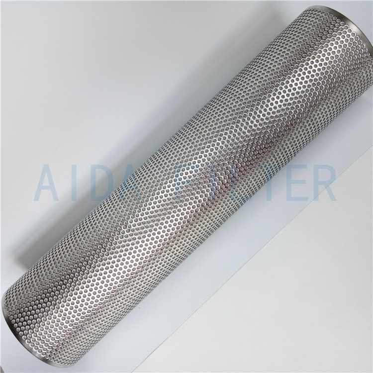 SS sintered woven wire mesh with perforated plate, sintered filter cartridge