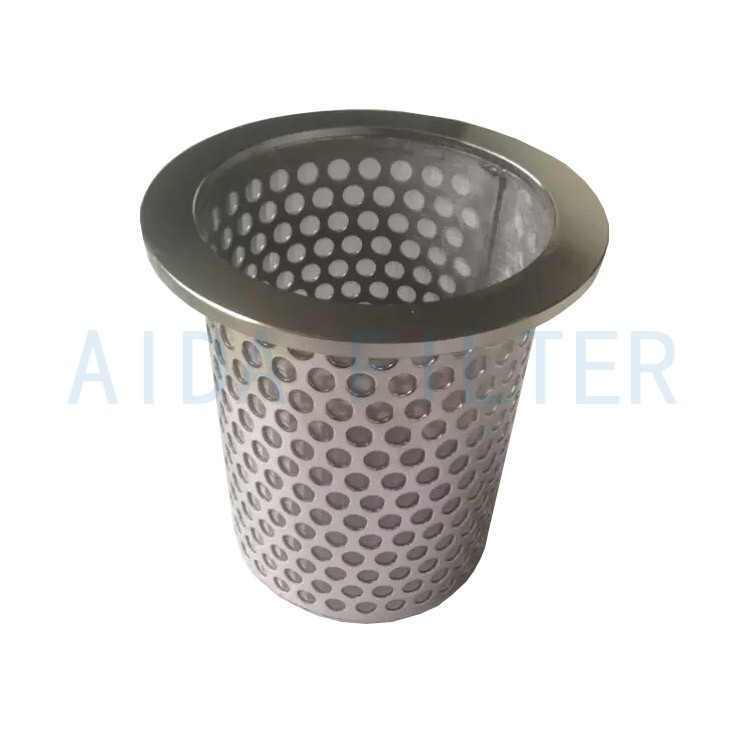 304 316 316L SS perforated Strainer basket Punching filter Perforated Metal tube