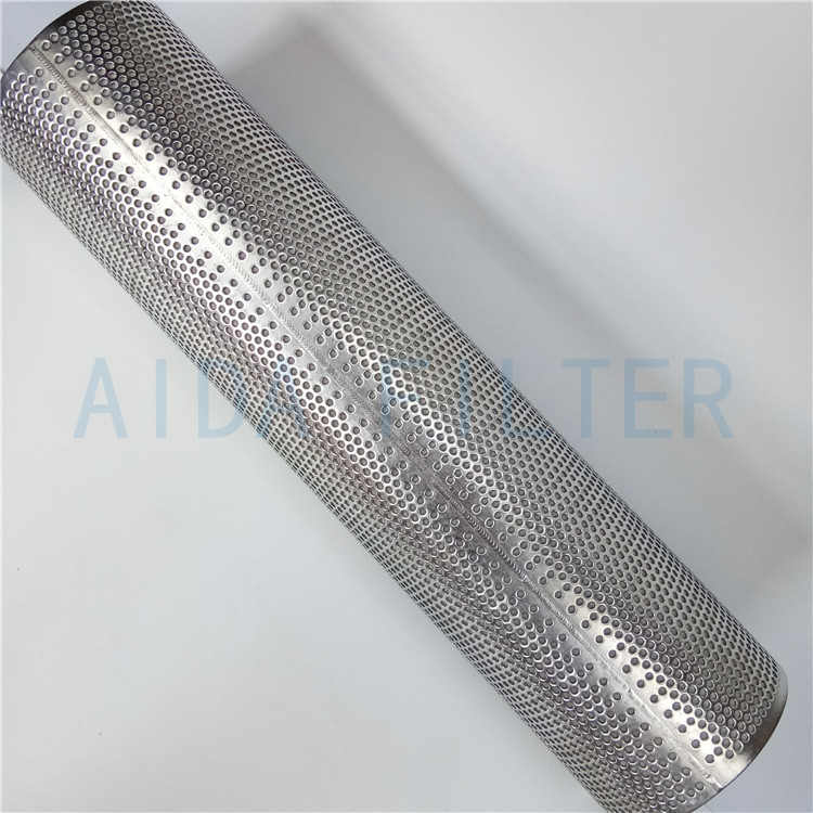 Round Hole Stainless Steel punching plate composite sintering filter cartridge