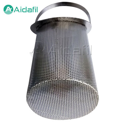 Metal filter basket