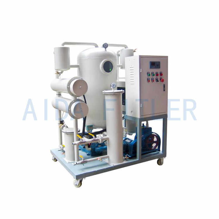 Portable vacuum transformer oil filtration machine