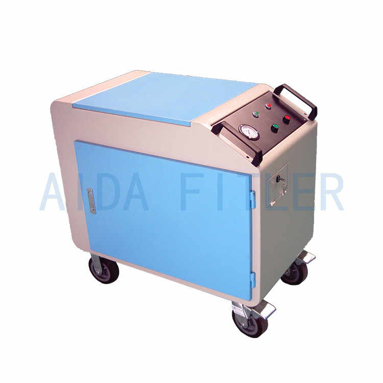 Box-type mobile oil purifier for hydraulic fluid purification machine