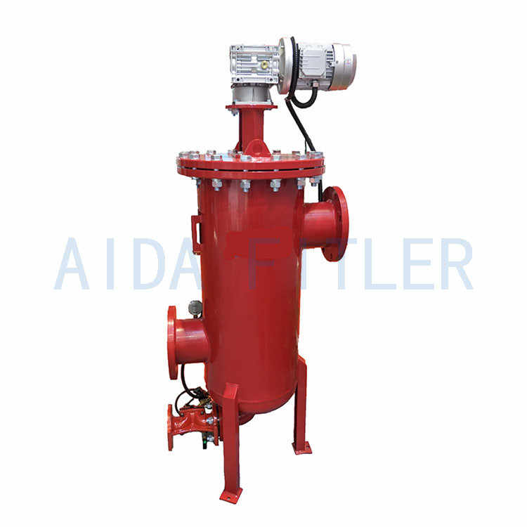 Automatic back flushing filter self cleaning filter