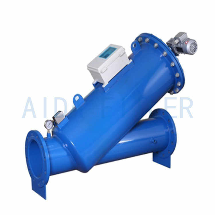 Backwashing self cleaning filter for liquid filtration