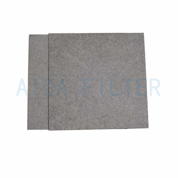 AIDA Factory supply sintered fiber felt featured as high efficiency