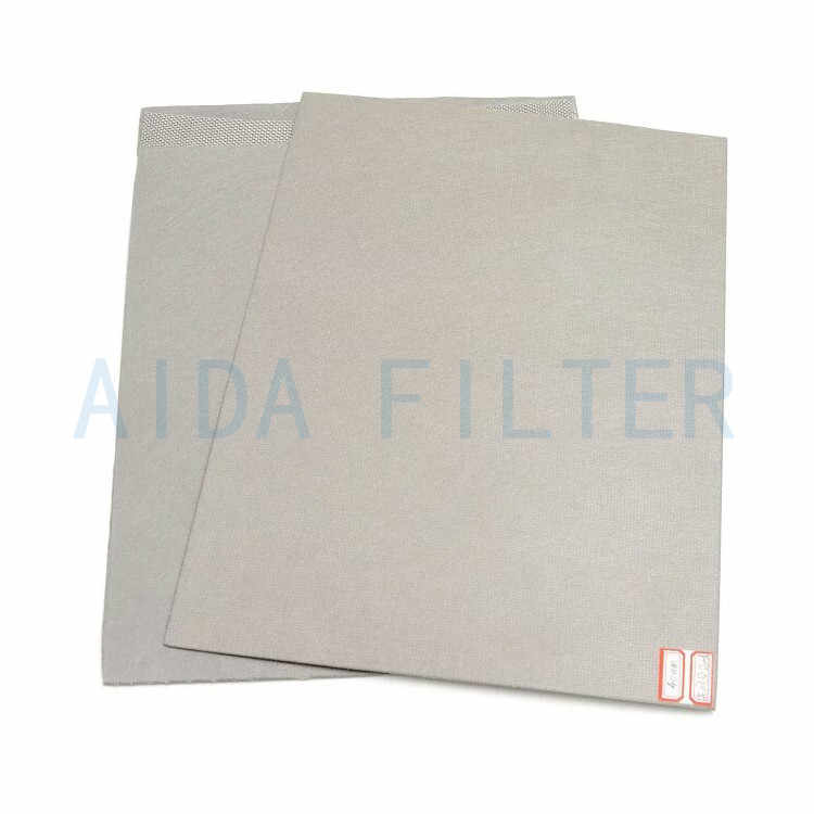 With protective net Sintered felt used in high temperature gas dedusting