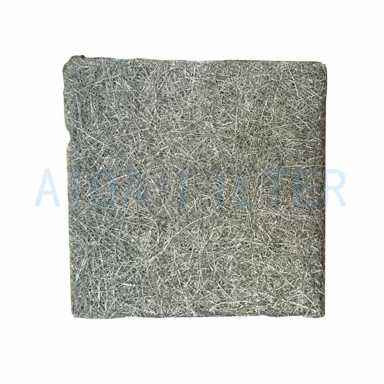 China supply Sintered Iron Chromium Aluminum Metal Fiber Felt 