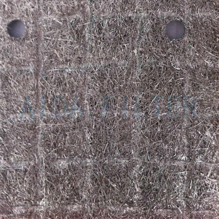 Ferrochrome aluminum sintered felt