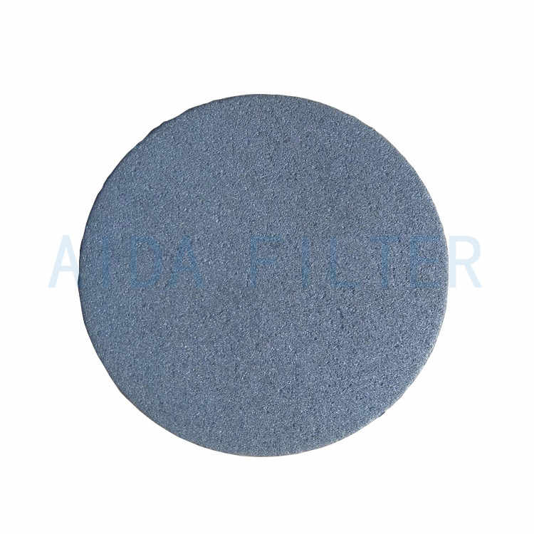 Stainless steel metal powder sintering filter disc for gas field