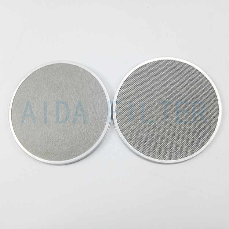 High quality sintered stainless steel filter disc for explosion-proof