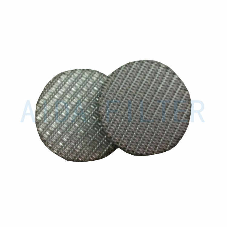 Manufacturer supply sintered stainless steel filter disc for explosion-proof