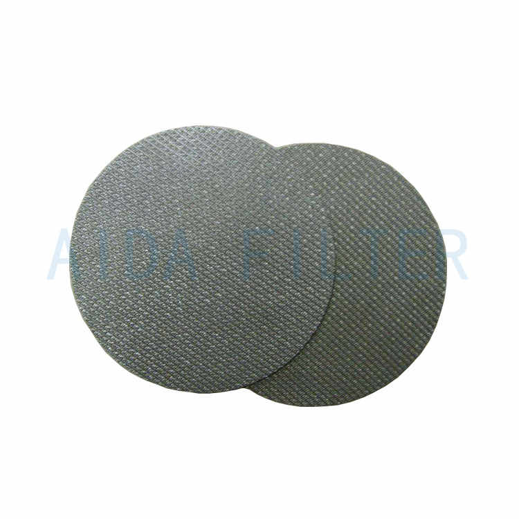 High quality sintered stainless steel filter disc for flame proof