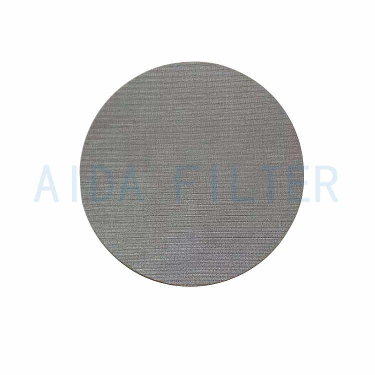 big pressure resistant sintered net filter plate for industry