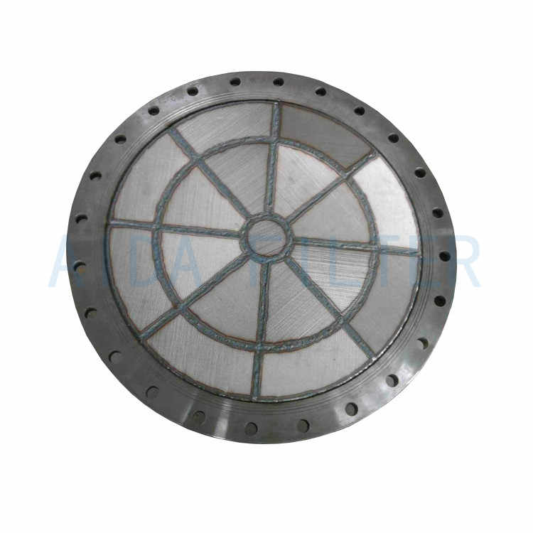 Chemical petroleum industry 14 micron sintered stainless steel filter plate