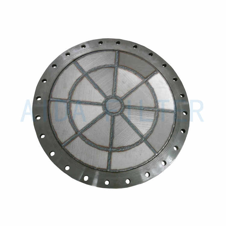 Stainless steel sintered metal wire mesh filter plate