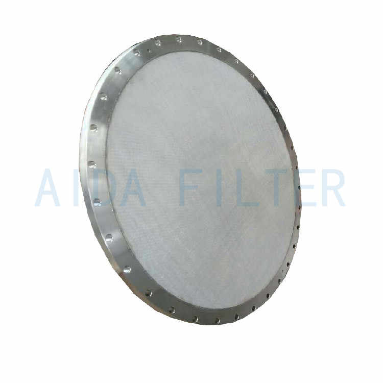 sintered stainless steel filter plate for pulverized coal filter