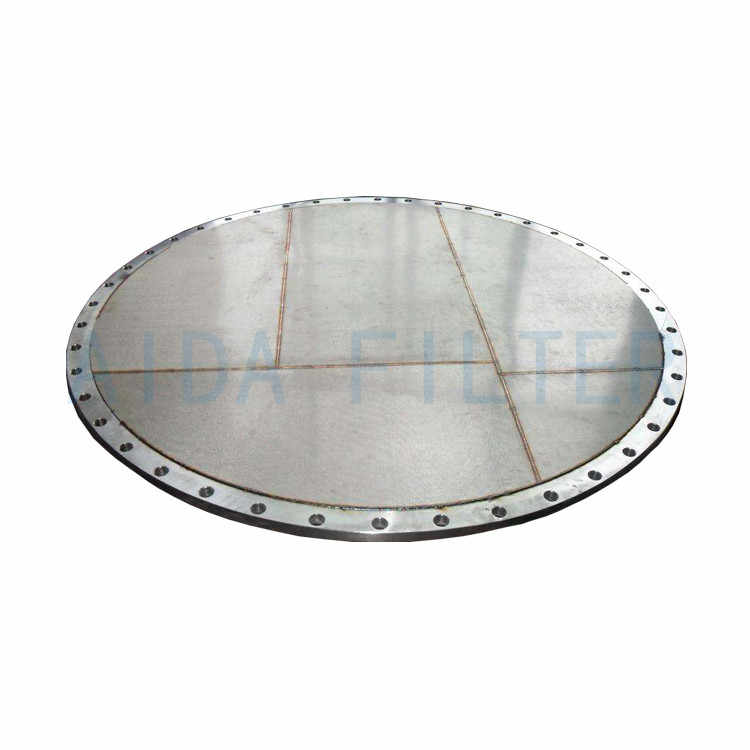 Fluidized plate 316 stainless steel mesh sintering filter disc