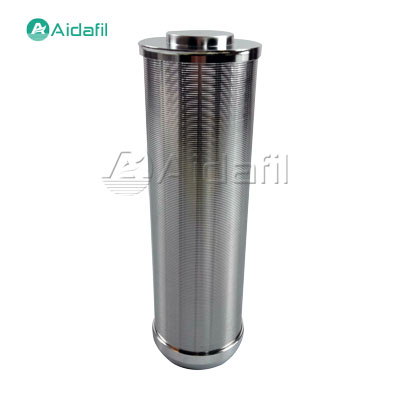 Wedge mesh filter element