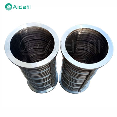 Wedge wire filter element