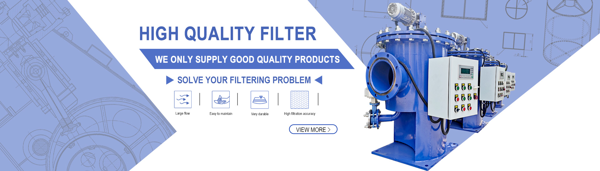 Self-cleaning filter