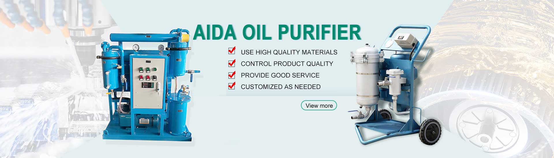 Oil purifier machine