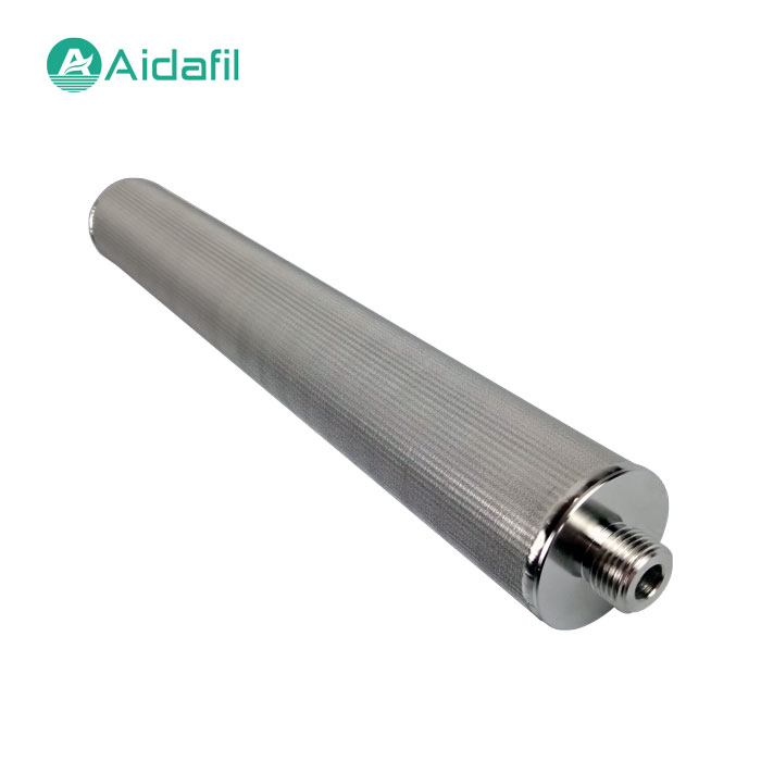 Sintered metal filter elements