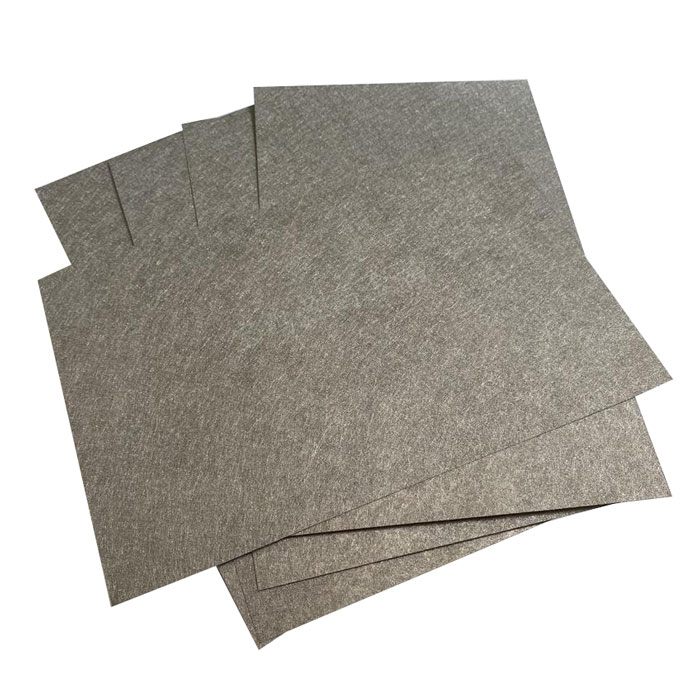 Titanium fiber felt